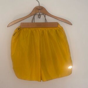 Brooks Vibrant Yellow Running Shorts